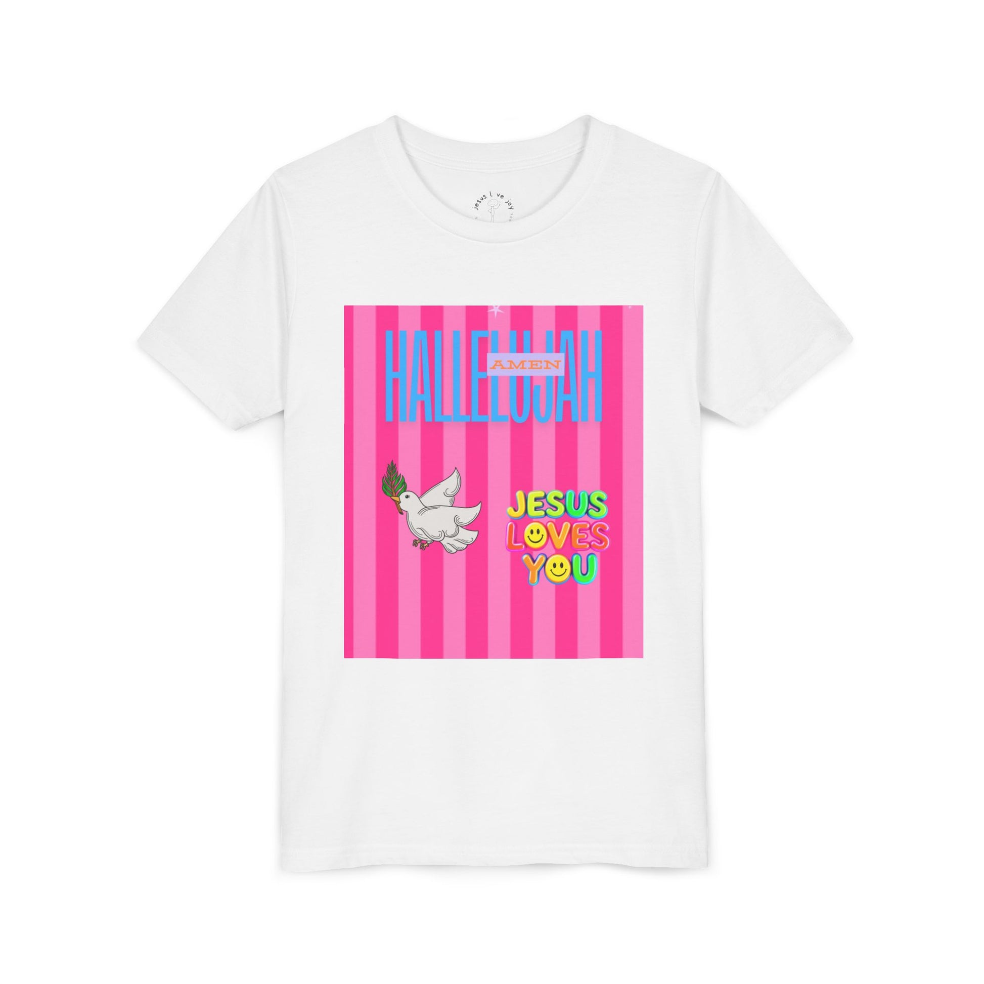 Youth Short Sleeve Tee - 'Amen'  Typography Shirt