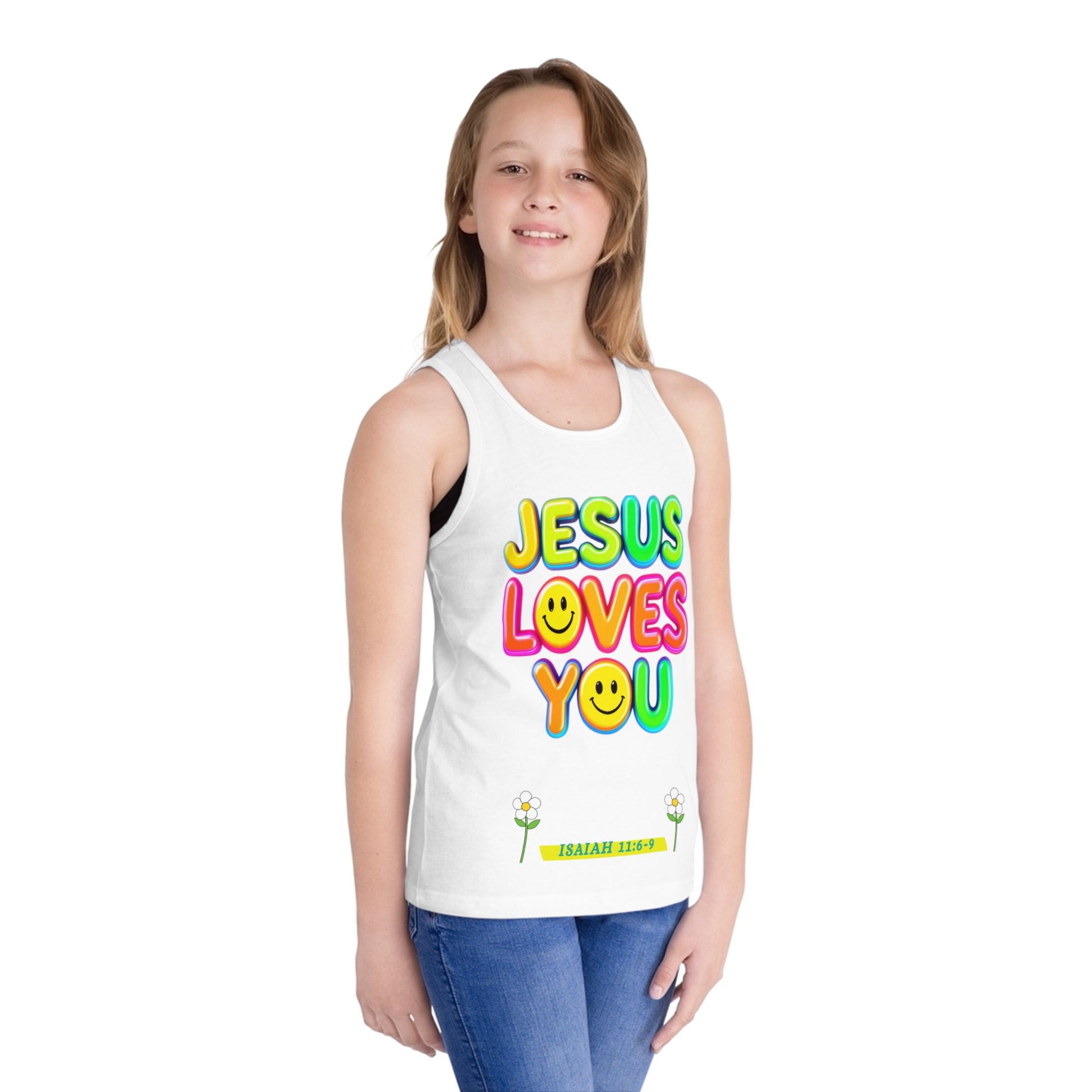 Kid's Tank Top - JESUS LOVES YOU
