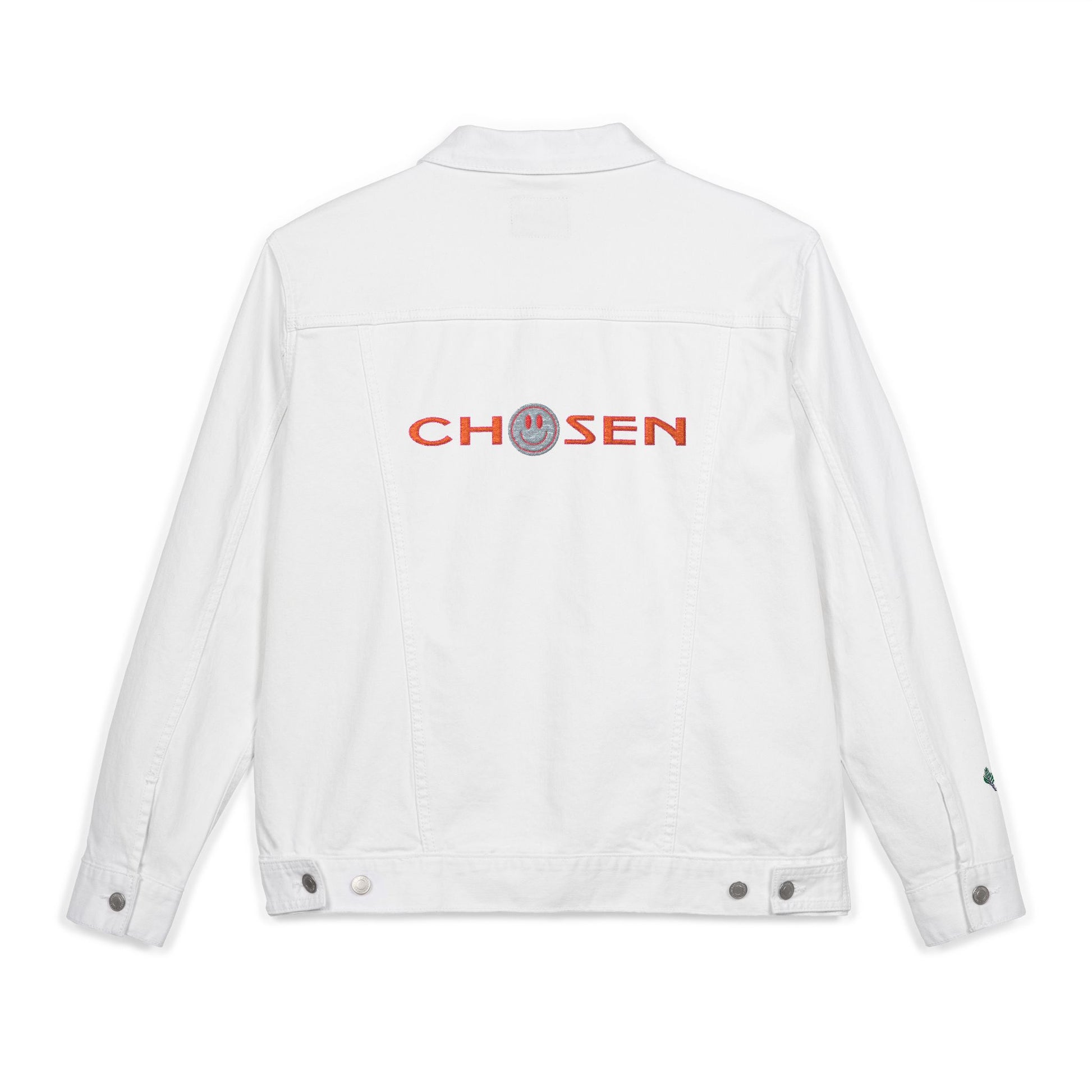 Embroidered Denim Jacket - CHOSEN by GOD