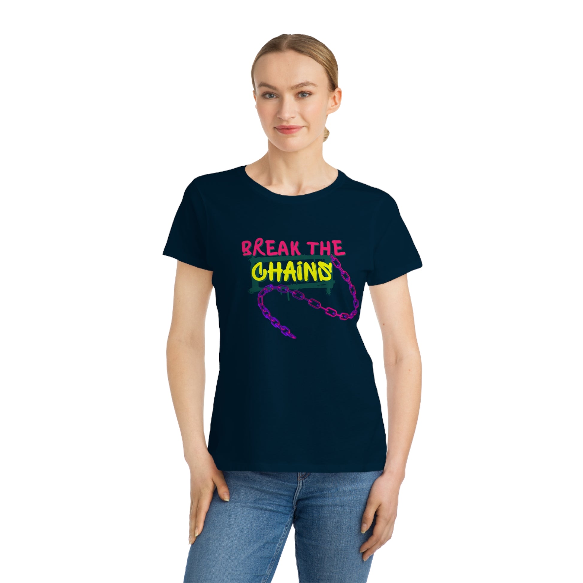 Organic Women’s T-Shirt - Break the Chains