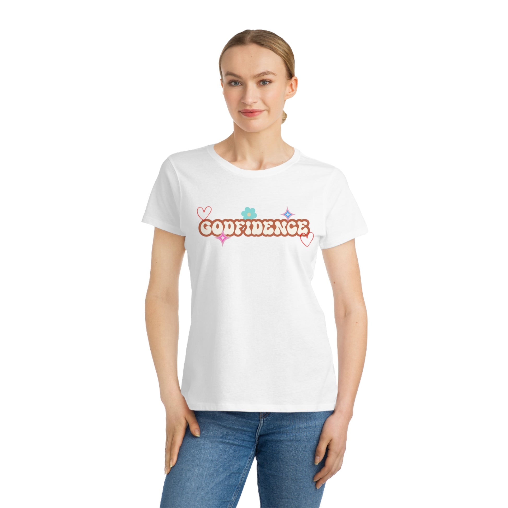 Women's T-Shirt with GODFIDENCE Design