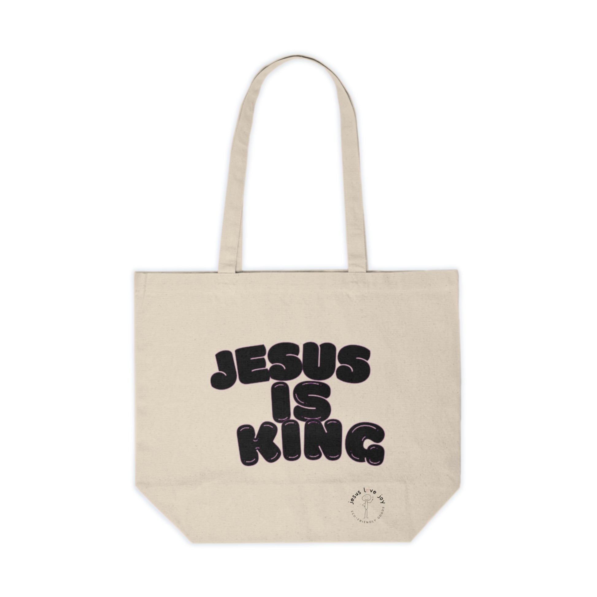 Tote Bag - Jesus is King Religious Christian Faith Design
