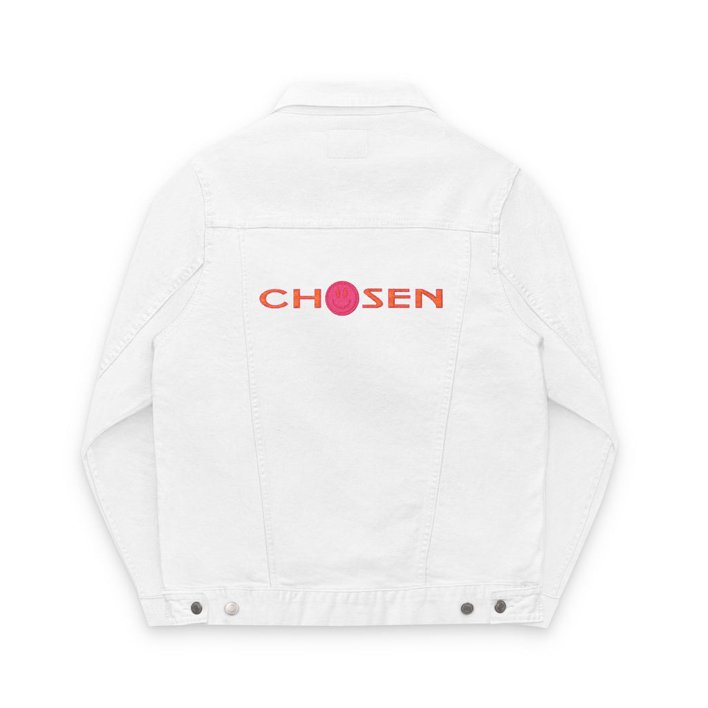 Embroidered Denim Jacket - CHOSEN by GOD