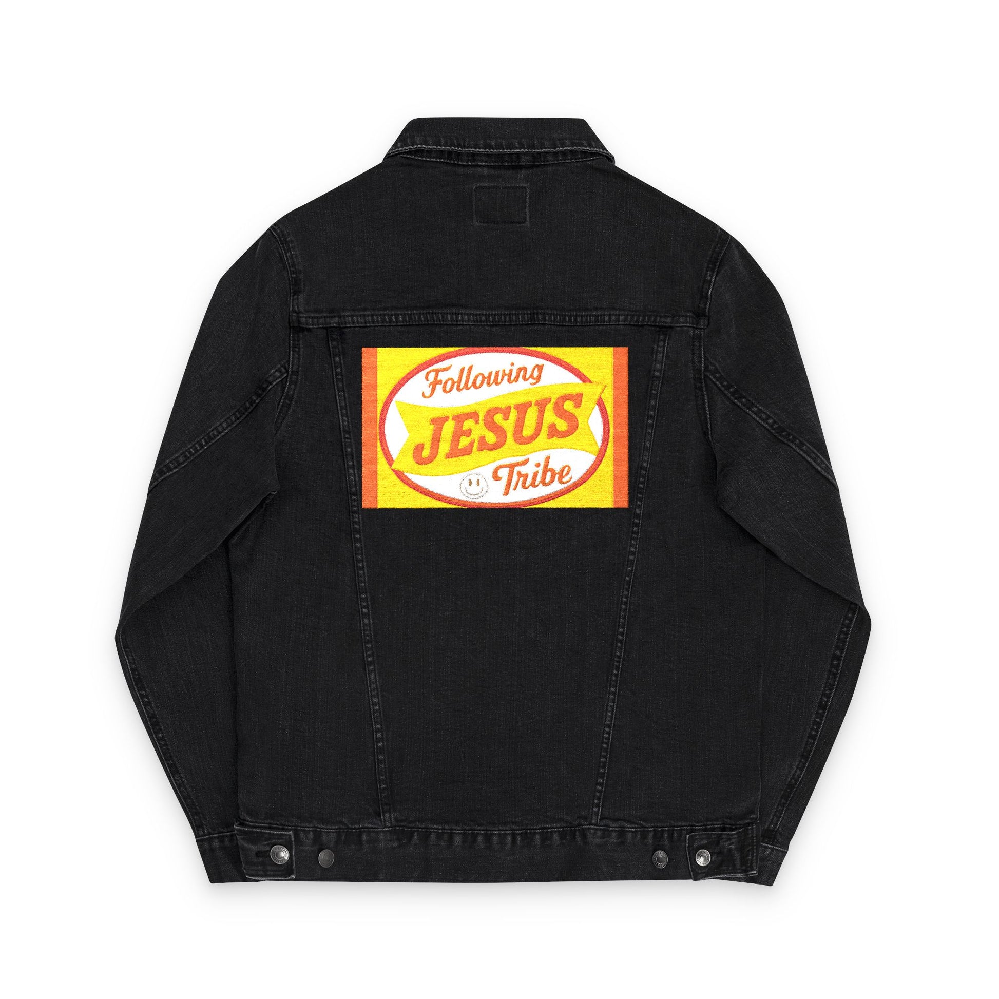 Embroidered Denim Jacket - following JESUS Tribe