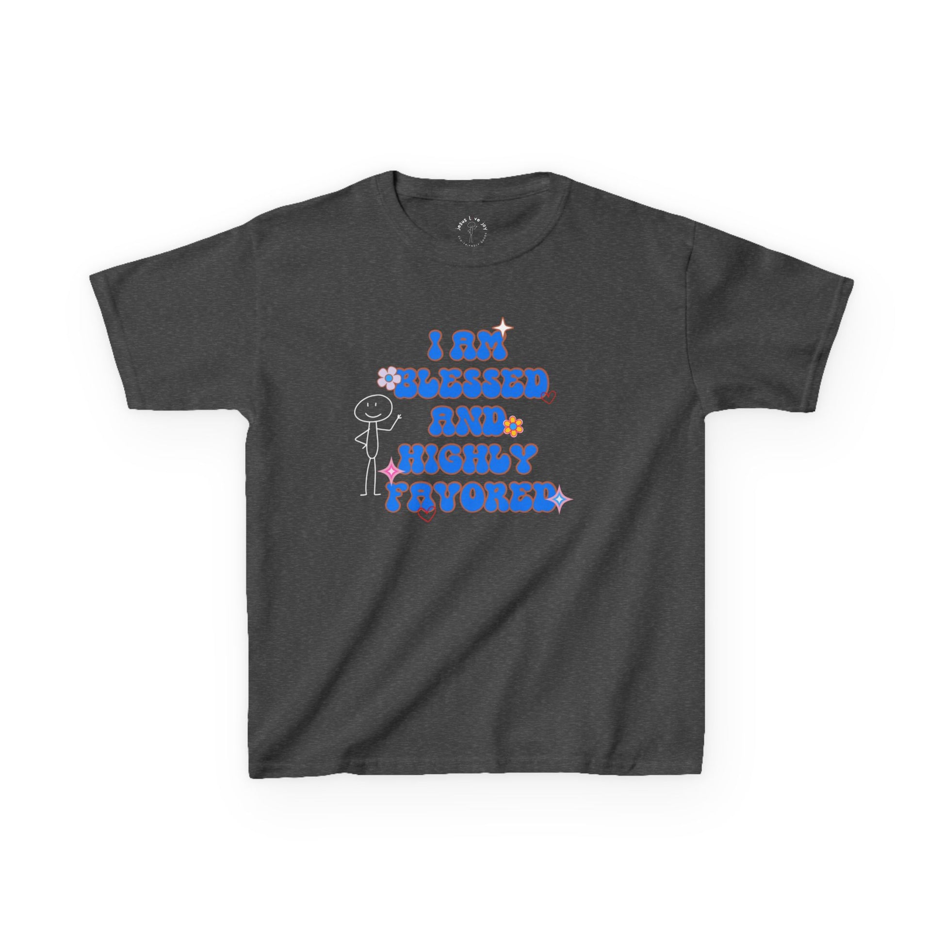 Kids Tee - Blessed Heavy Cotton Shirt for the Little Ones