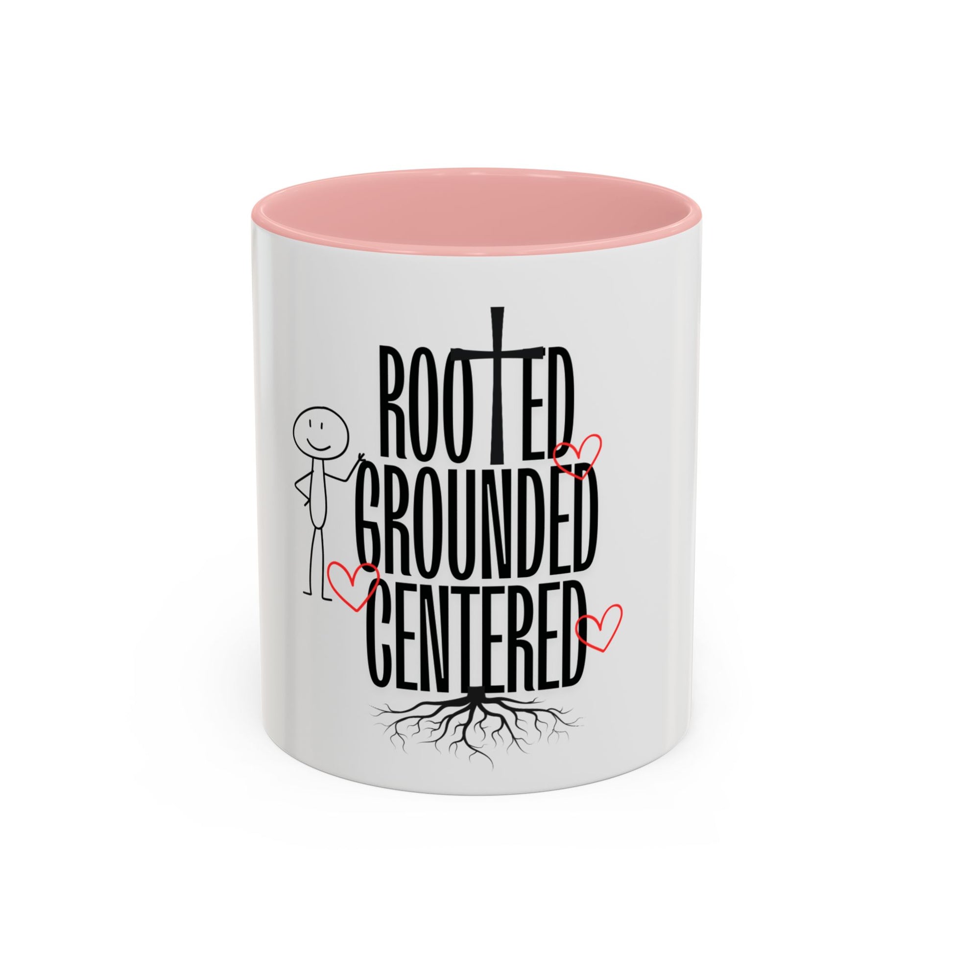 Rooted, Grounded, Centered Accent Coffee Mug (11, 15oz)