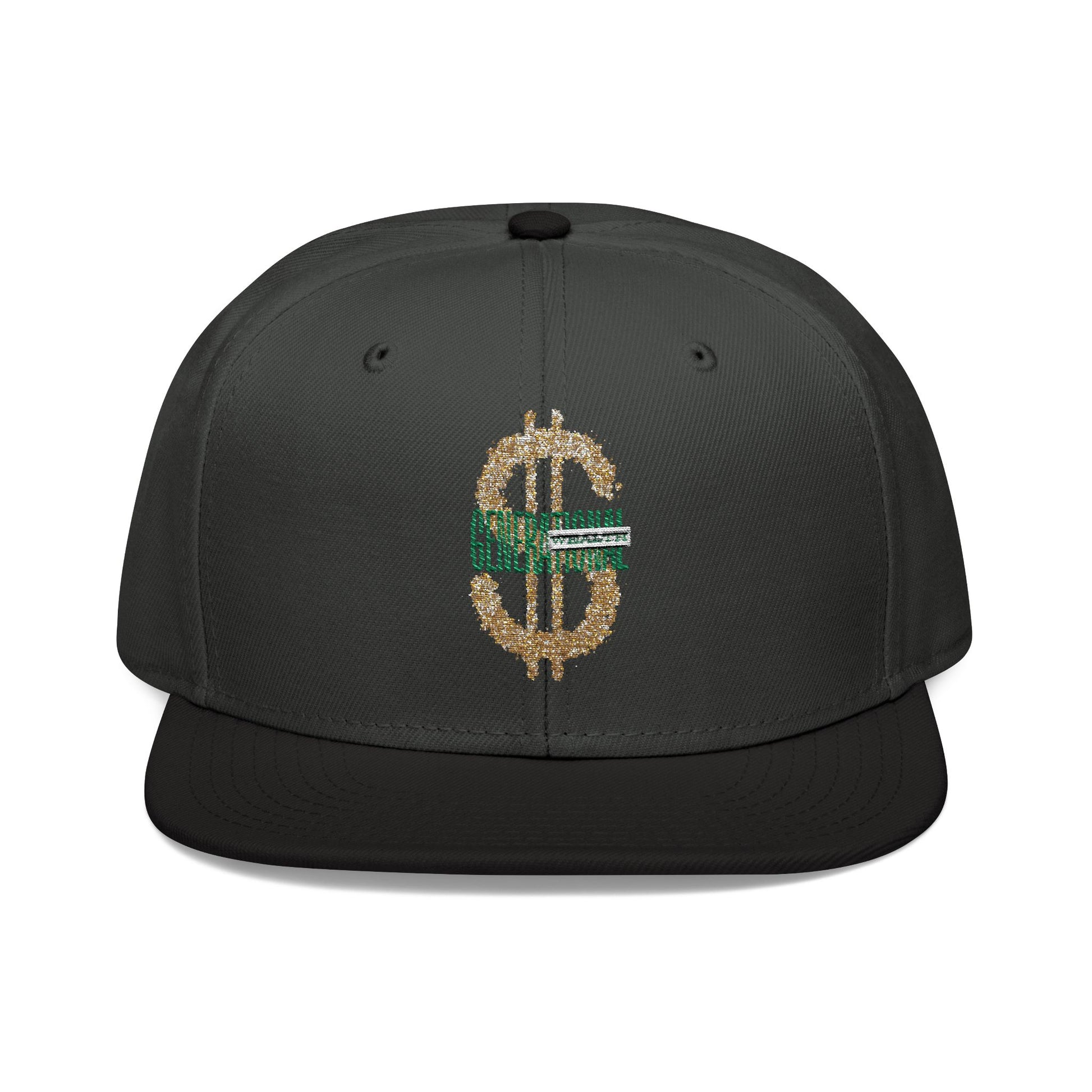 Snapback Cap Generational Wealth Embroidery Hat
