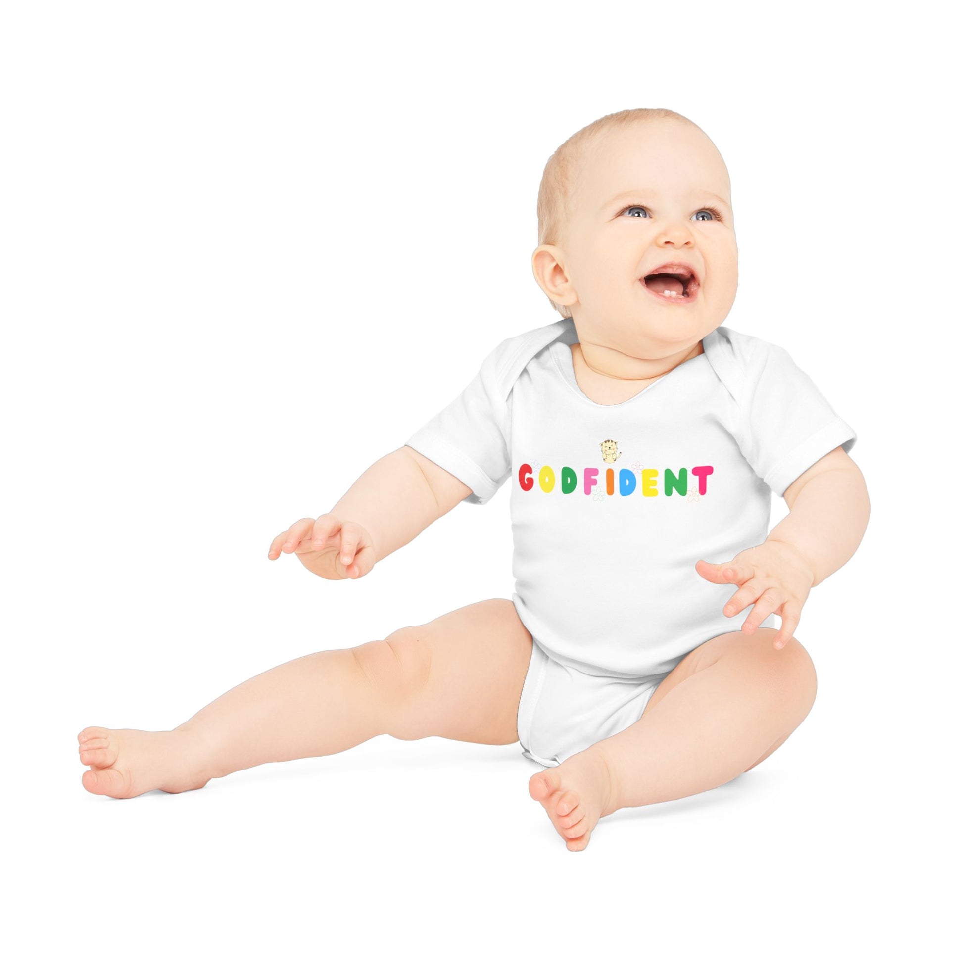 Baby Bodysuit GODFIDENT Organic Short Sleeve