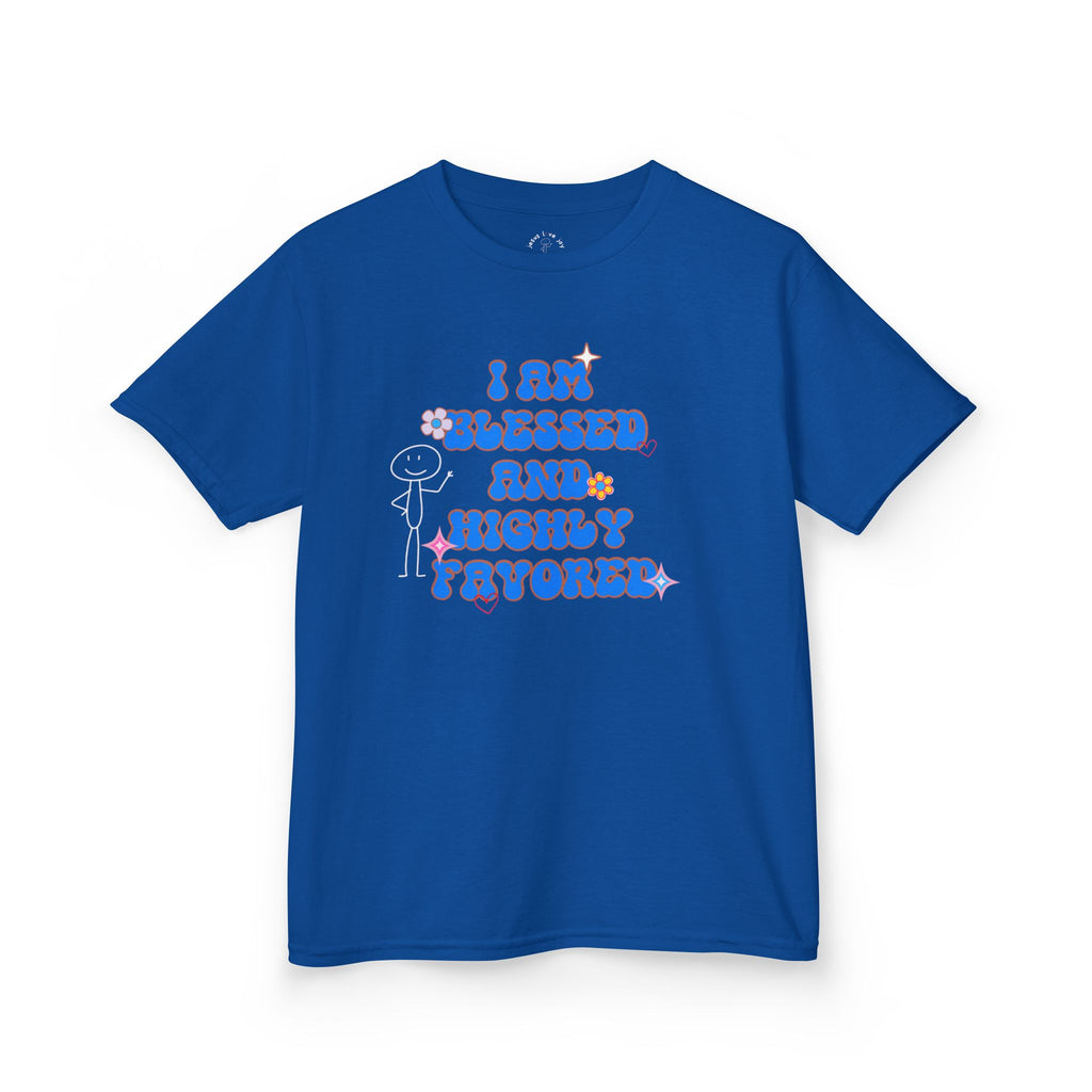 Kids Tee - Blessed Heavy Cotton Shirt for the Little Ones