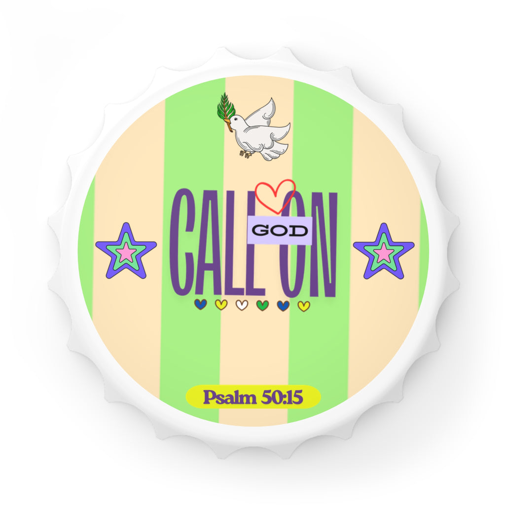 Bottle Opener - Call on God Design