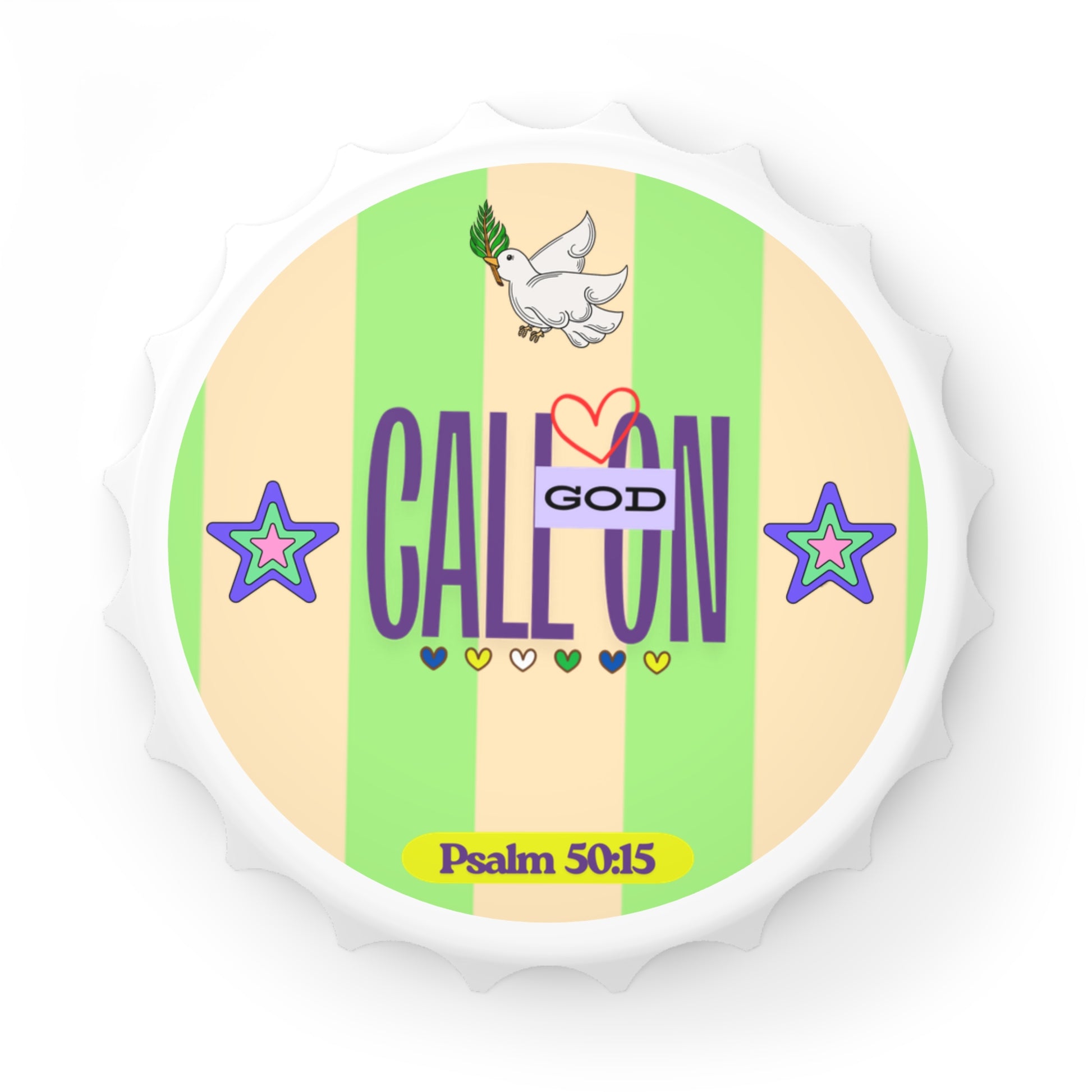 Bottle Opener - Call on God Design