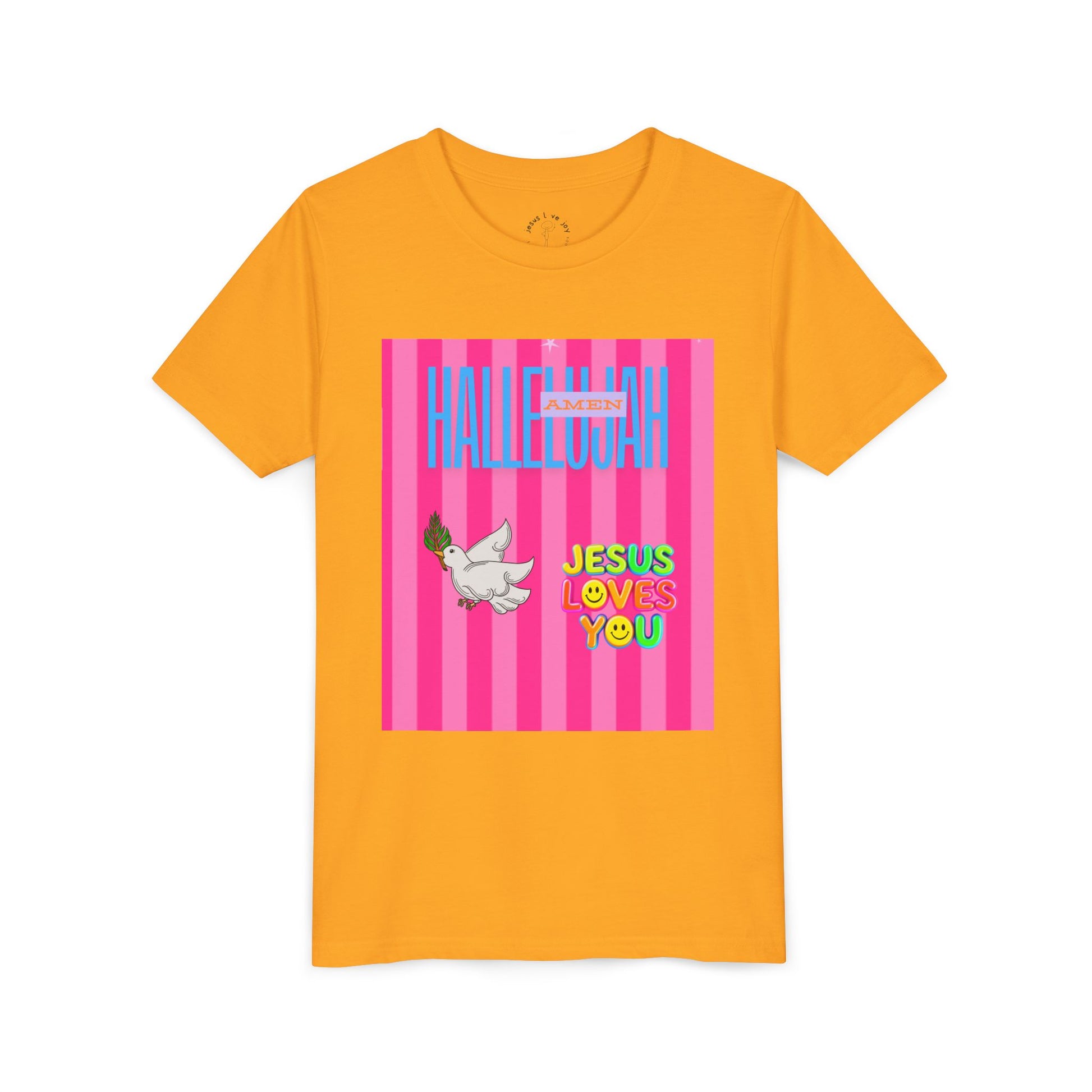 Youth Short Sleeve Tee - 'Amen'  Typography Shirt