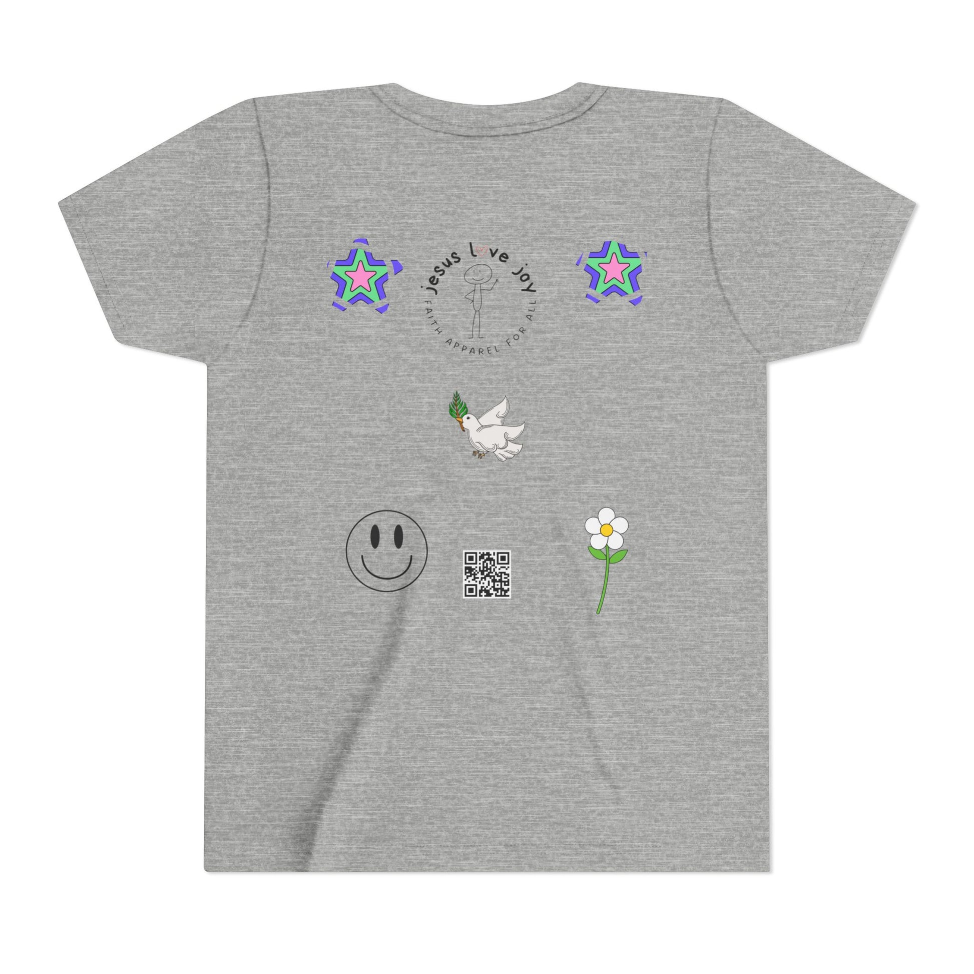 Youth Short Sleeve Tee - 'Amen'  Typography Shirt