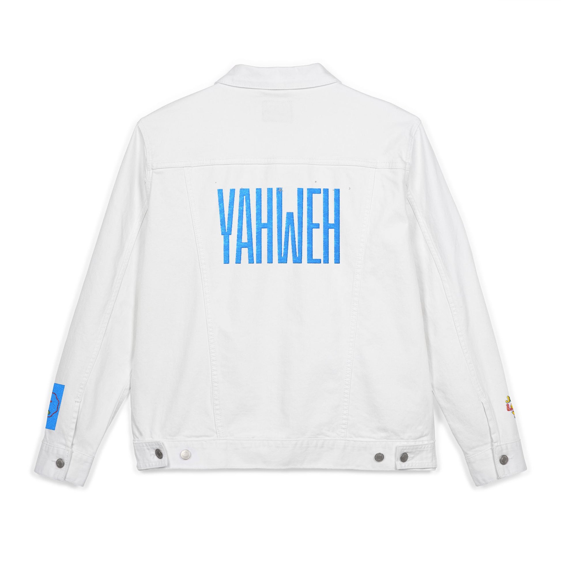 Embroidered Denim Jacket - YAHWEH Design