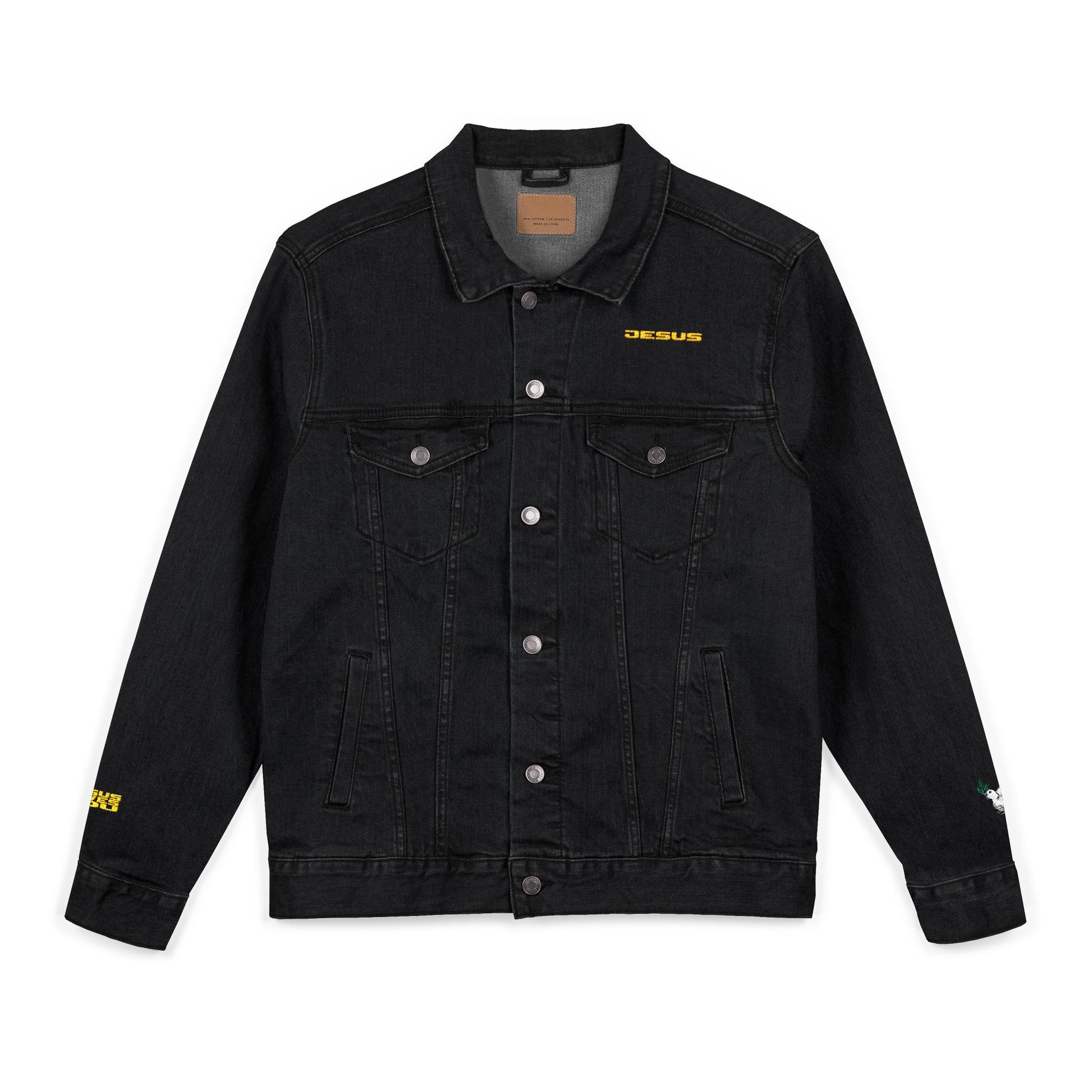 Embroidered Denim Jacket - following JESUS Tribe