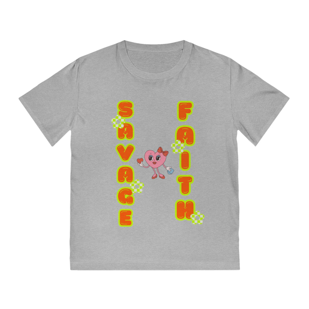 T-Shirt with 'Savage Faith in God' Design