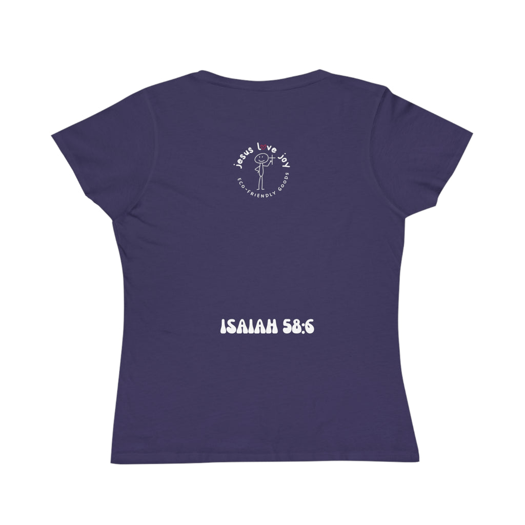 Organic Women’s T-Shirt - Break the Chains