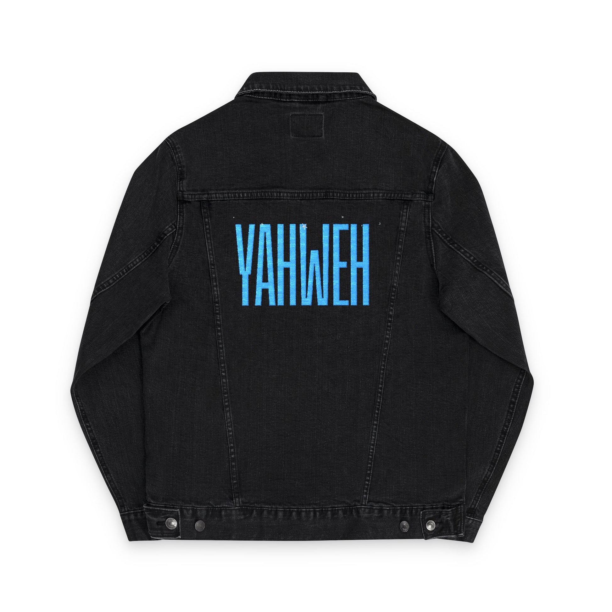 Embroidered Denim Jacket - YAHWEH Design