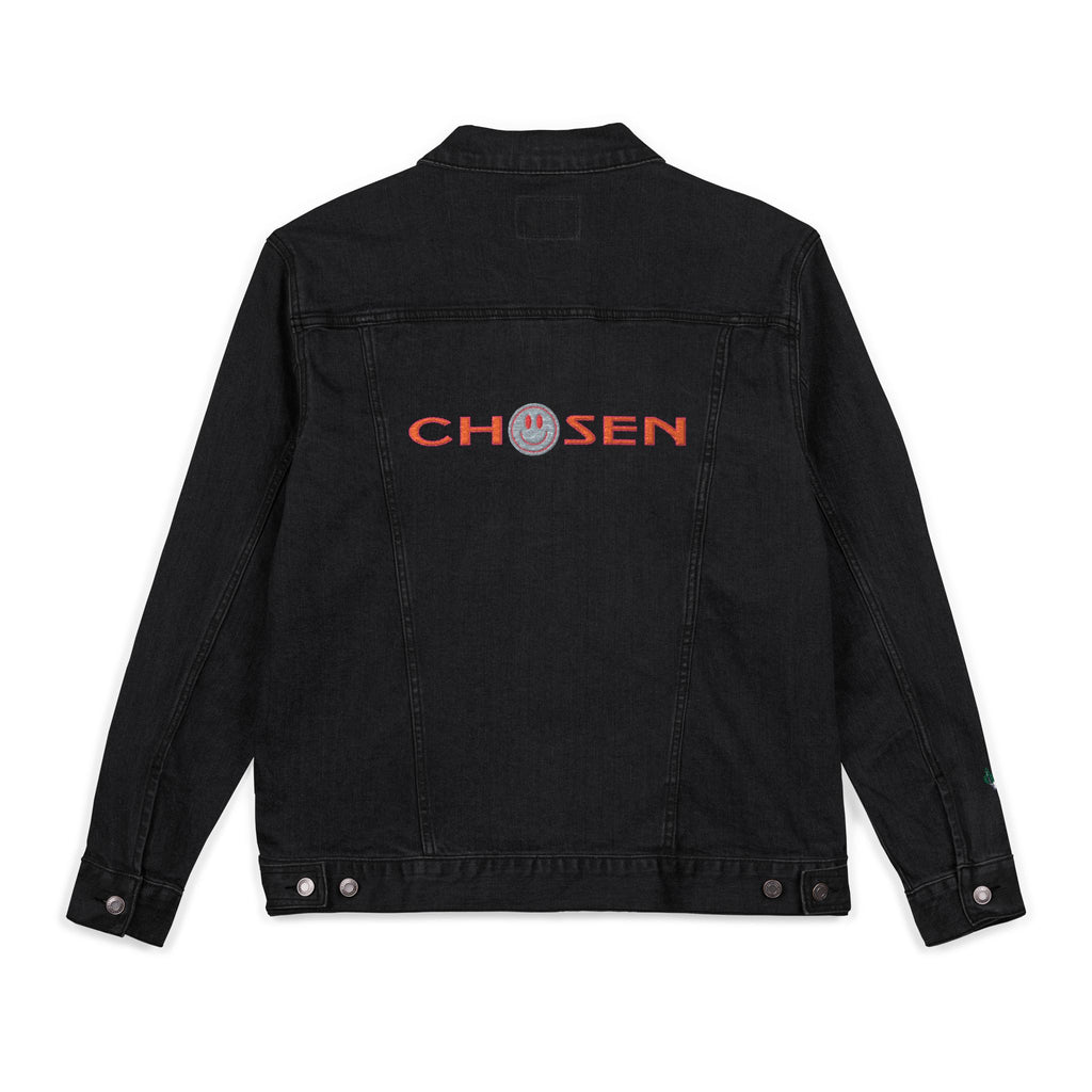 Embroidered Denim Jacket - CHOSEN by GOD